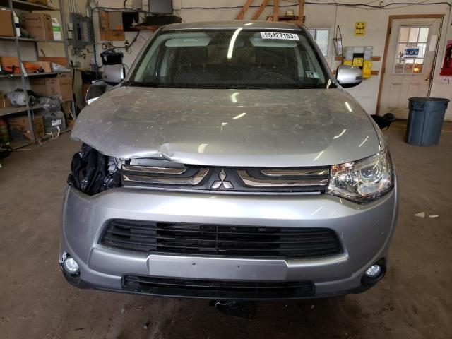 JA4JZ4AX7EZ005772 - 2014 MITSUBISHI OUTLANDER GT SILVER photo 5