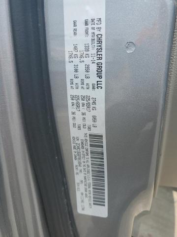 2C4RC1BG6FR618940 - 2015 CHRYSLER TOWN & COU TOURING SILVER photo 13