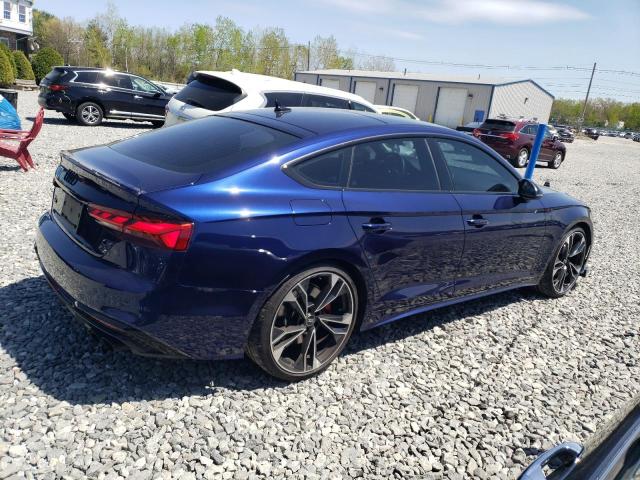 WAUB4CF53PA032282 - 2023 AUDI S5 PRESTIGE BLUE photo 3