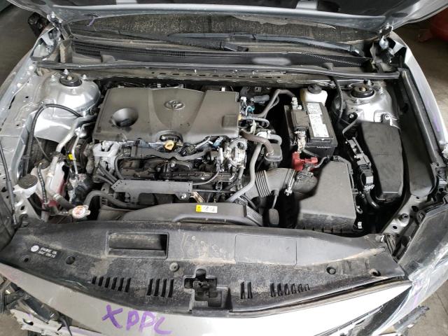 4T1C11AK9MU547360 - 2021 TOYOTA CAMRY LE GRAY photo 11