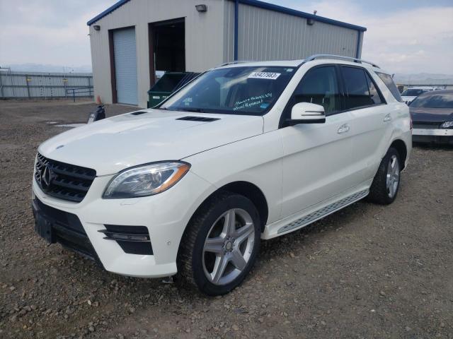 4JGDA7DB3DA182422 - 2013 MERCEDES-BENZ ML 550 4MATIC WHITE photo 1