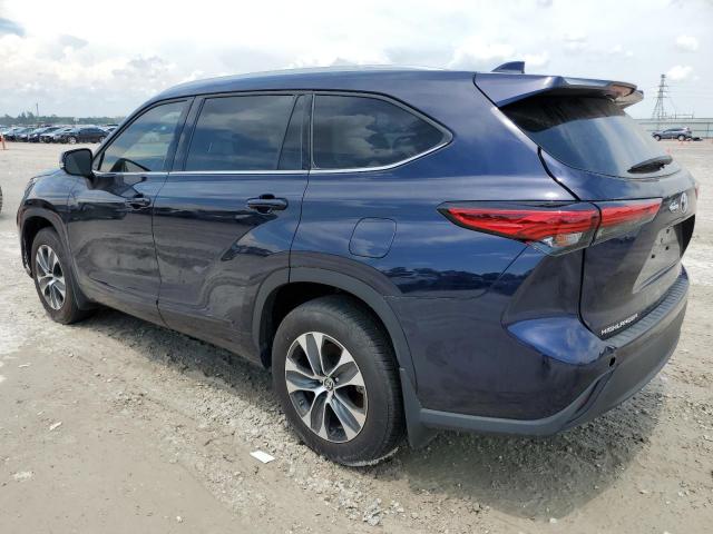 5TDGZRAHXNS111768 - 2022 TOYOTA HIGHLANDER XLE Mavi foto 2