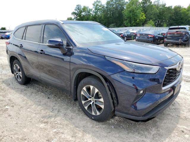 5TDGZRAHXNS111768 - 2022 TOYOTA HIGHLANDER XLE Mavi foto 4