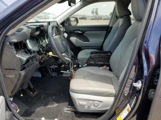 5TDGZRAHXNS111768 - 2022 TOYOTA HIGHLANDER XLE Mavi foto 7