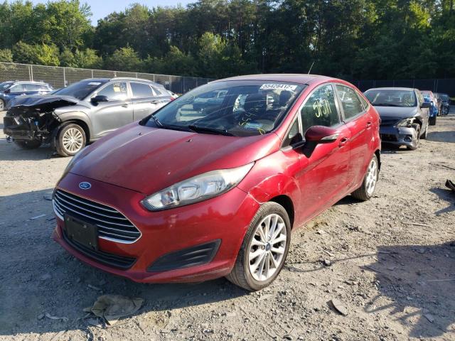 3FADP4BJ2EM233463 - 2014 FORD FIESTA SE RED photo 2