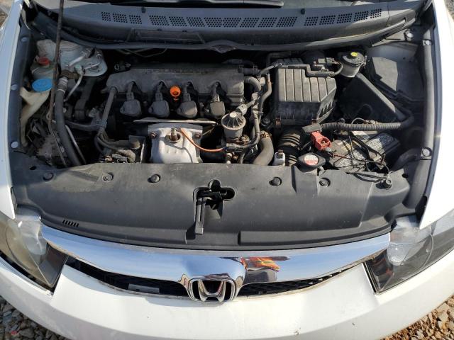 2HGFA16879H317245 - 2009 HONDA CIVIC EX WHITE photo 11