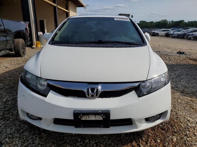 2HGFA16879H317245 - 2009 HONDA CIVIC EX WHITE photo 5