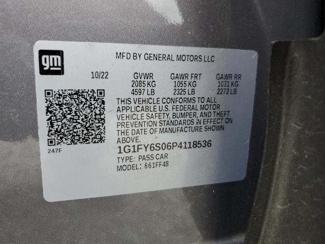 1G1FY6S06P4118536 - 2023 CHEVROLET BOLT EUV LT PURPLE photo 13