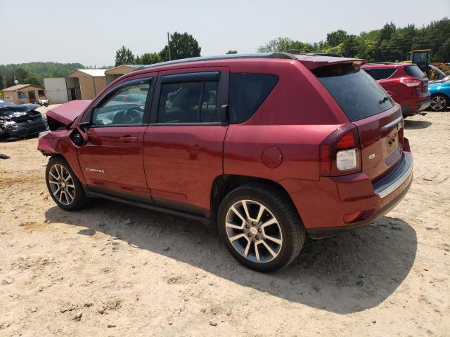 1C4NJCEB4HD199623 - 2017 JEEP COMPASS LATITUDE BURGUNDY photo 2