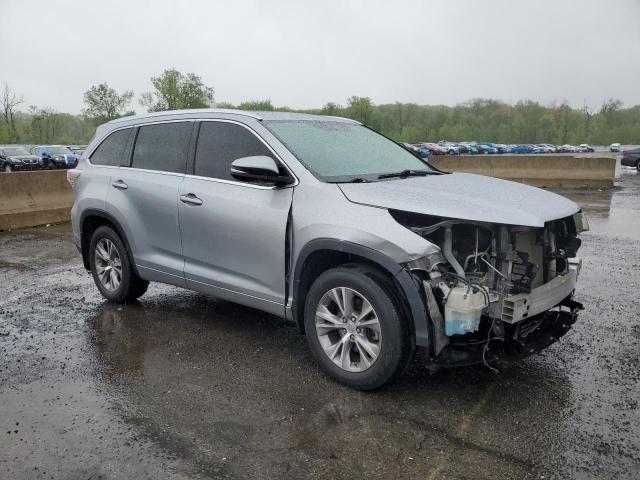 5TDJKRFH9FS224101 - 2015 TOYOTA HIGHLANDER XLE SILVER photo 4