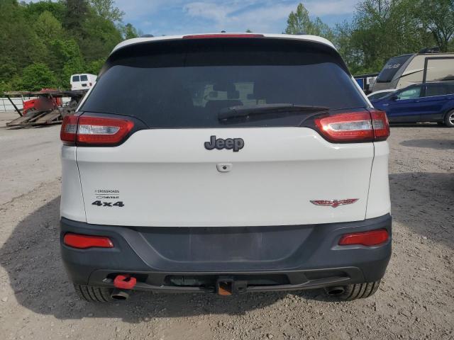 1C4PJMBS3HW618441 - 2017 JEEP CHEROKEE TRAILHAWK WHITE photo 6