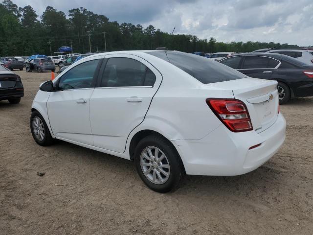 1G1JD5SG6H4114324 - 2017 CHEVROLET SONIC LT WHITE photo 2