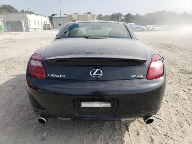 JTHFN48Y069005165 - 2006 LEXUS SC 430 BLACK photo 6