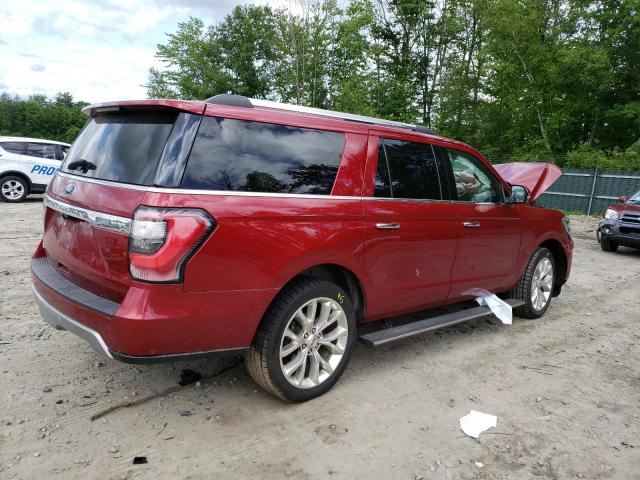 1FMJK2AT9KEA16850 - 2019 FORD EXPEDITION MAX LIMITED RED photo 3