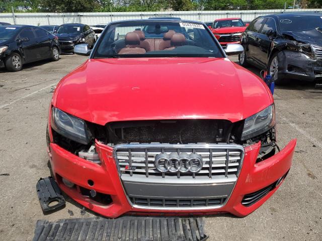 WAUVGAFH9AN016641 - 2010 AUDI S5 PRESTIGE RED photo 5