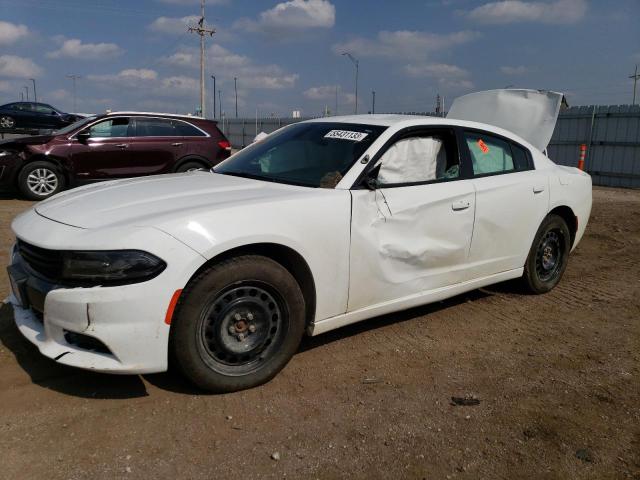 2C3CDXKTXHH630833 - 2017 DODGE CHARGER POLICE WHITE photo 1