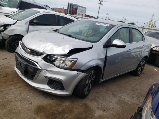 1G1JF5SB4H4121108 - 2017 CHEVROLET SONIC PREMIER SILVER photo 2