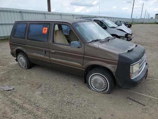 2P4FH25K4LR583266 - 1990 PLYMOUTH VOYAGER BROWN photo 4