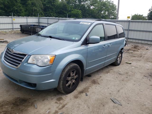 2A8HR54P08R758363 - 2008 CHRYSLER TOWN AND C TOURING BLUE photo 1