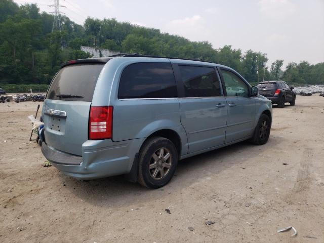 2A8HR54P08R758363 - 2008 CHRYSLER TOWN AND C TOURING BLUE photo 3