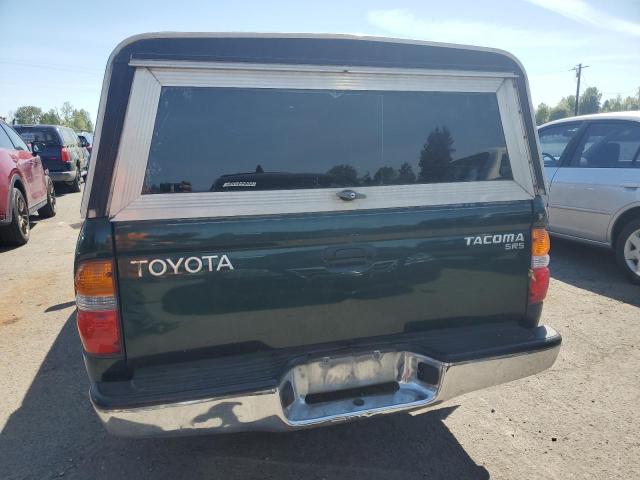 5TEVL52N02Z106714 - 2002 TOYOTA TACOMA XTRACAB GREEN photo 6