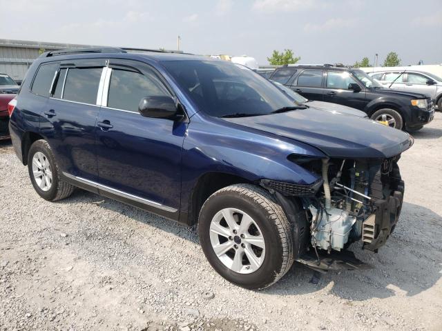 5TDBK3EH7BS076799 - 2011 TOYOTA HIGHLANDER BASE BLUE photo 4