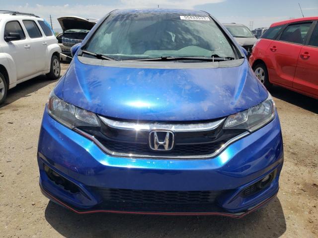 3HGGK5H68JM700346 - 2018 HONDA FIT SPORT BLUE photo 5