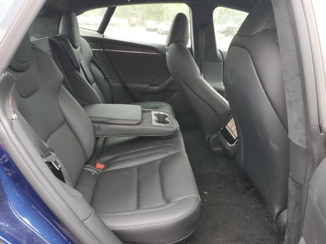 5YJSA1E5XMF430089 - 2021 TESLA MODEL S BLUE photo 10