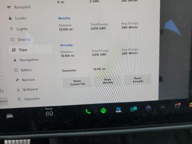 5YJSA1E5XMF430089 - 2021 TESLA MODEL S BLUE photo 9