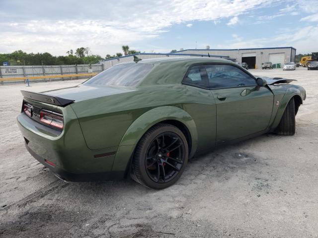 2C3CDZFJ8MH580366 - 2021 DODGE CHALLENGER R/T SCAT PACK GREEN photo 3