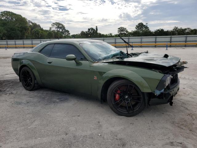 2C3CDZFJ8MH580366 - 2021 DODGE CHALLENGER R/T SCAT PACK GREEN photo 4