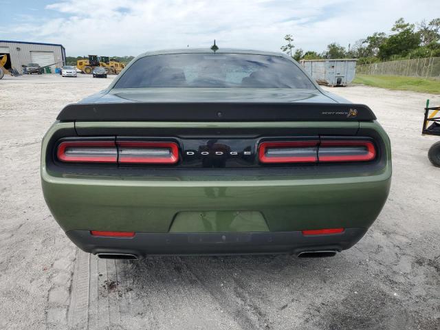 2C3CDZFJ8MH580366 - 2021 DODGE CHALLENGER R/T SCAT PACK GREEN photo 6