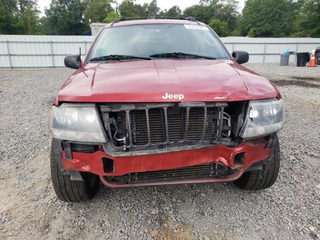 1J4GX48J94C282071 - 2004 JEEP GRAND CHER LAREDO RED photo 5