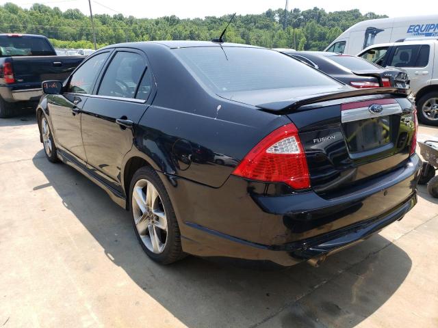 3FAHP0DC8AR214826 - 2010 FORD FUSION SPORT BLACK photo 2