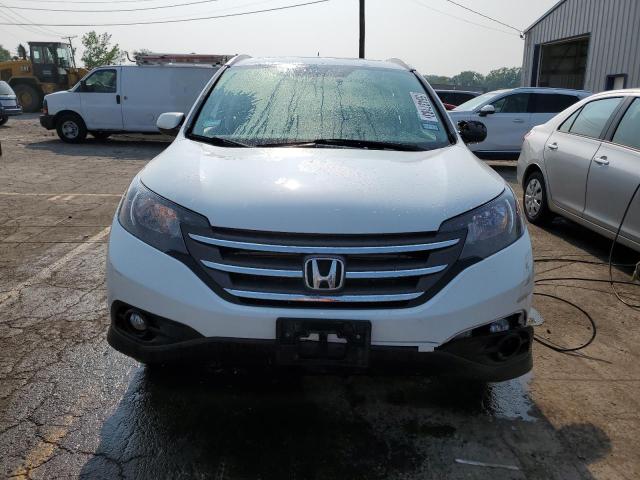 5J6RM3H78CL038071 - 2012 HONDA CR-V EXL WHITE photo 5