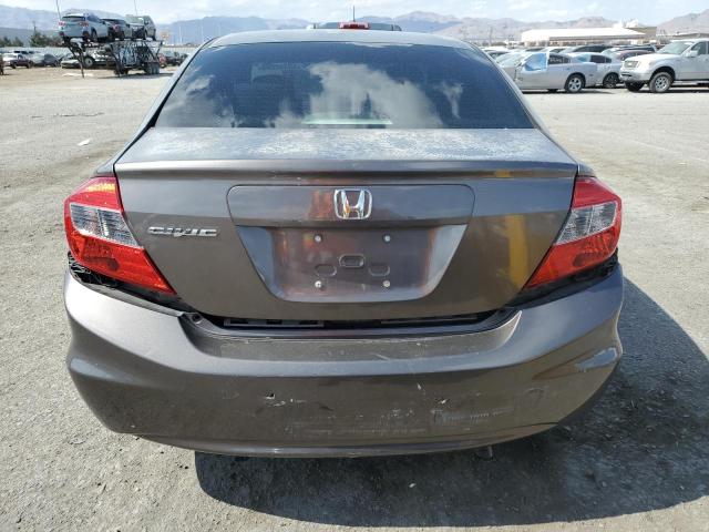 2HGFB2F89CH603253 - 2012 HONDA CIVIC EX GRAY photo 6