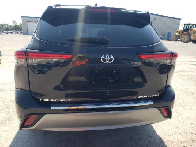 5TDKDRBH8PS025241 - 2023 TOYOTA HIGHLANDER L BLACK photo 6