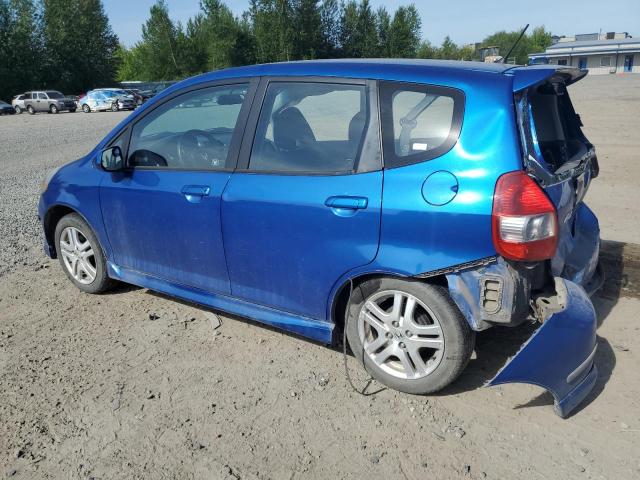 JHMGD37677S004638 - 2007 HONDA FIT S BLUE photo 2