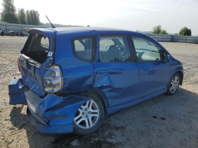 JHMGD37677S004638 - 2007 HONDA FIT S BLUE photo 3