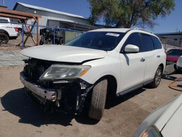 5N1AR2MMXDC631342 - 2013 NISSAN PATHFINDER S WHITE photo 1