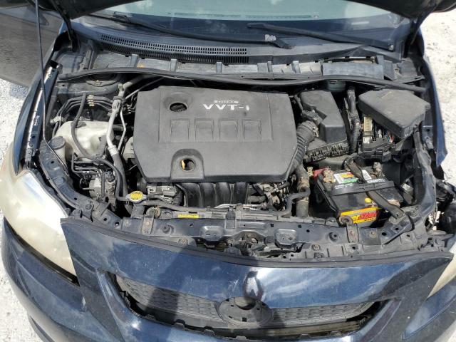 JTDBU4EE1AJ063676 - 2010 TOYOTA COROLLA BASE BLACK photo 11