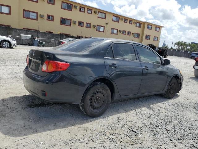 JTDBU4EE1AJ063676 - 2010 TOYOTA COROLLA BASE BLACK photo 3