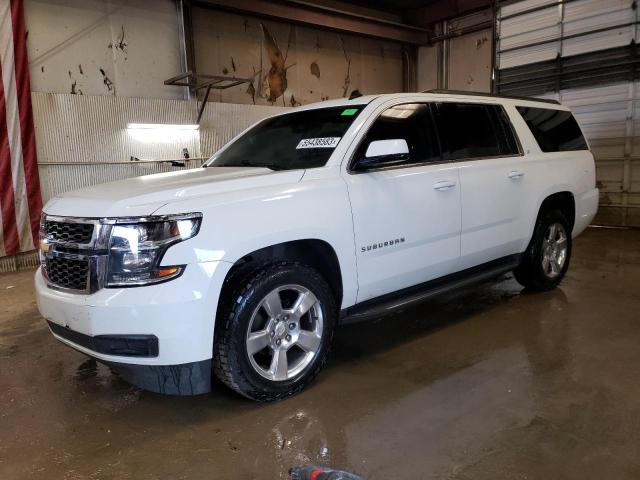 1GNSKJKC4FR271297 - 2015 CHEVROLET SUBURBAN K1500 LT WHITE photo 1