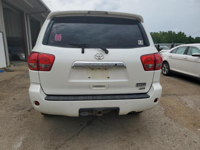 5TDDW5G12BS043590 - 2011 TOYOTA SEQUOIA PLATINUM WHITE photo 6