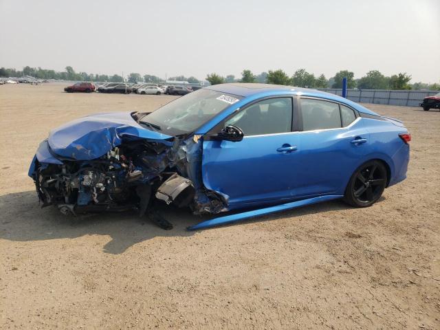 3N1AB8DVXMY215189 - 2021 NISSAN SENTRA SR BLUE photo 1