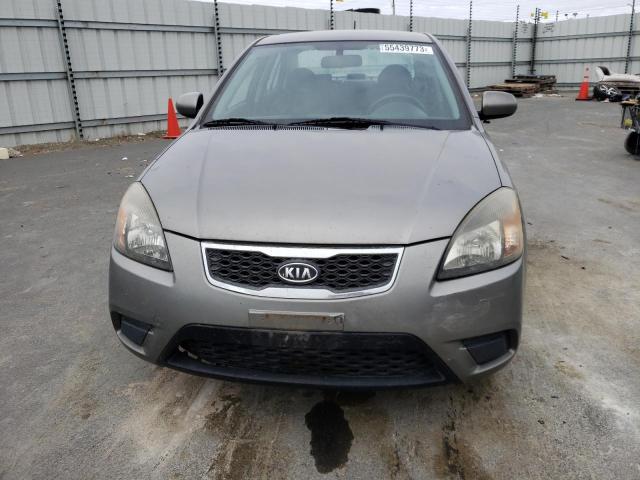 KNADH4A31B6928603 - 2011 KIA RIO BASE GRAY photo 5