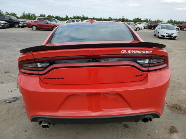 2C3CDXHG5NH267296 - 2022 DODGE CHARGER GT RED photo 6