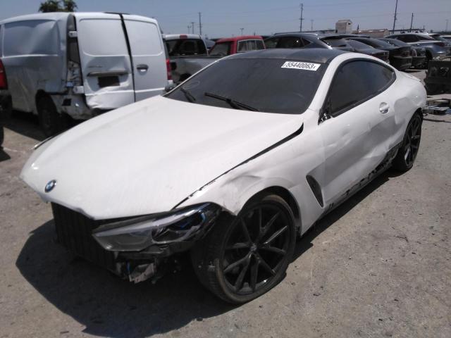 WBABC4C54KBU96245 - 2019 BMW M850XI WHITE photo 2