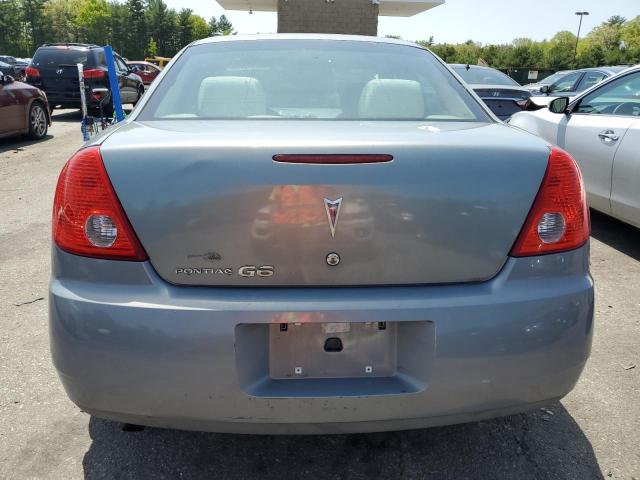 1G2ZG57B394176591 - 2009 PONTIAC G6 BLUE photo 6