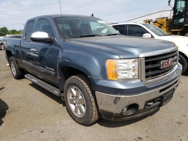 1GTR2VE36BZ296559 - 2011 GMC SIERRA K1500 SLE BLUE photo 4